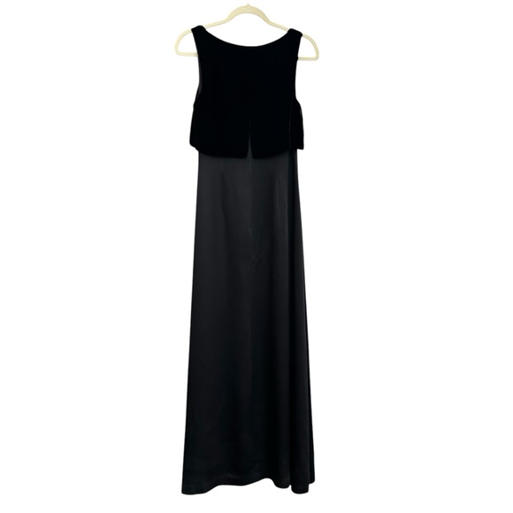 Vintage Nicole Miller Empire Dress Size 2 Velvet Satin Gown Whimsigoth Witchy - Picture 12 of 16